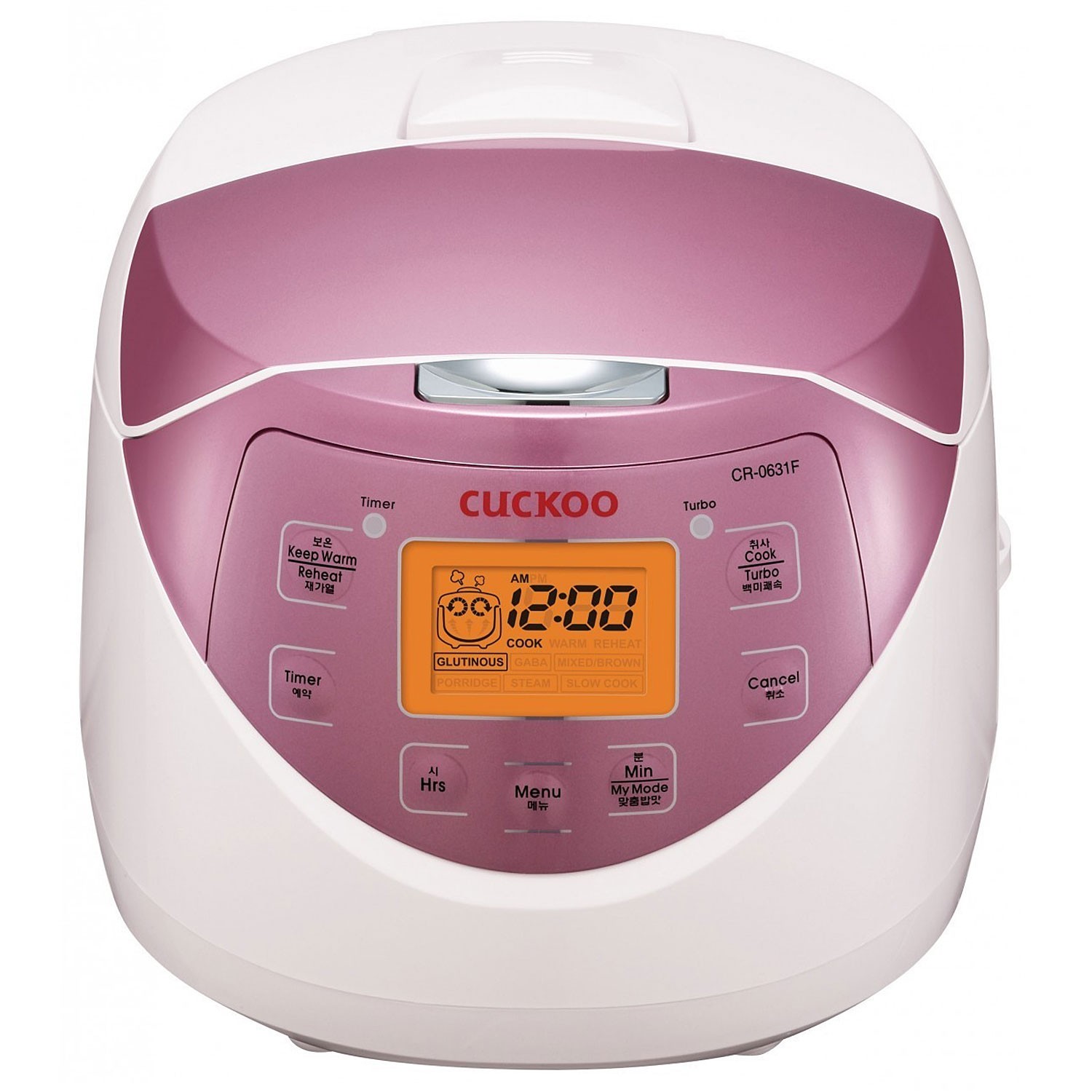 CR-0631F 6 Cup Electric Heating Rice Cooker, 110v, Pink